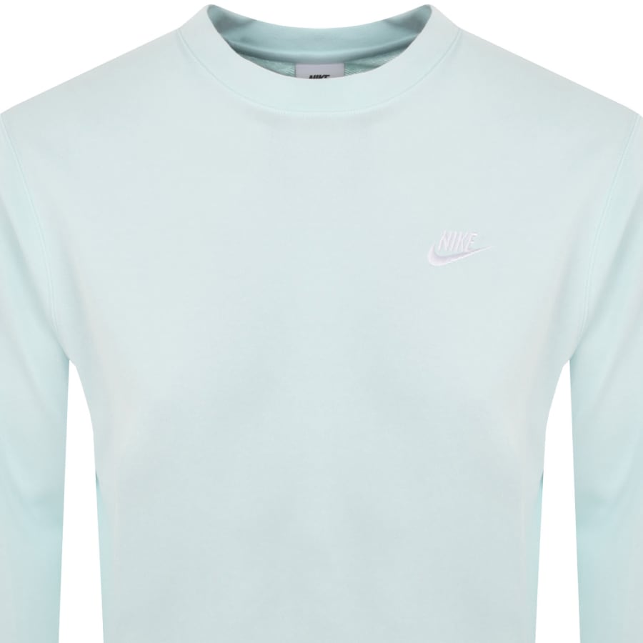 Nike mens club crew neck sweatshirt clearance